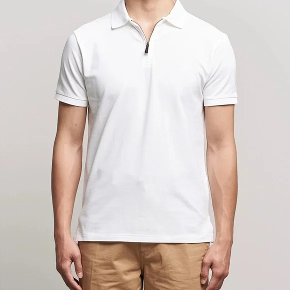 Polo Ralph Lauren Men’s Medium Custom Slim Fit Stretch Mesh 1/4 zip polo - Picture 2 of 6